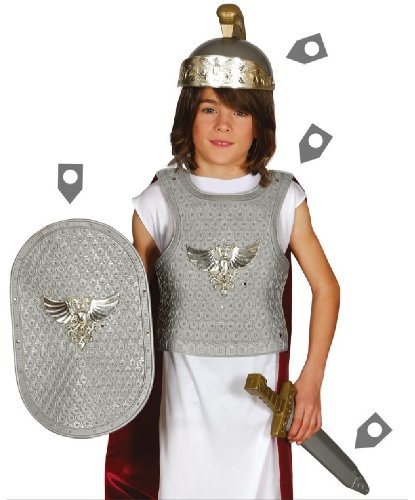 Детский набор рыцаря: шлем, щит, меч, нагрудник (Испания)