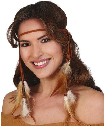 Повязка на голову индейской девушки: коричневый (Испания)
