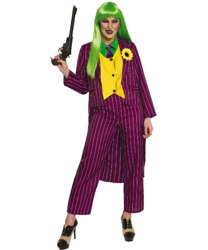 Женский костюм Джокер: пиджак, штаны, жилетка с вшитой рубашкой, галстук (Испания)