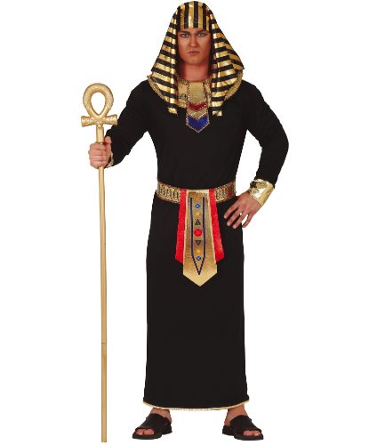 Карнавальный костюм Фараон: туника, головной убор, воротник, пояс (Испания)