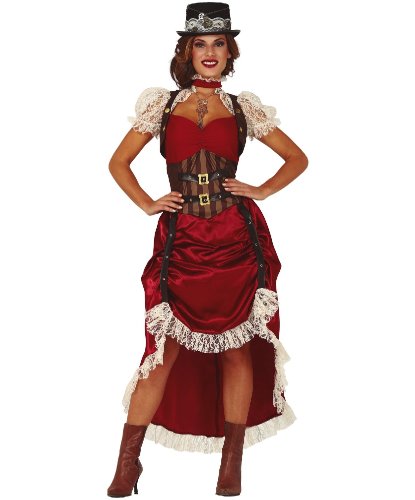 Карнавальное платье Стимпанк леди: платье (Испания)