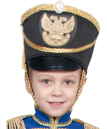 Детский кивер гусара (черный) (Россия)