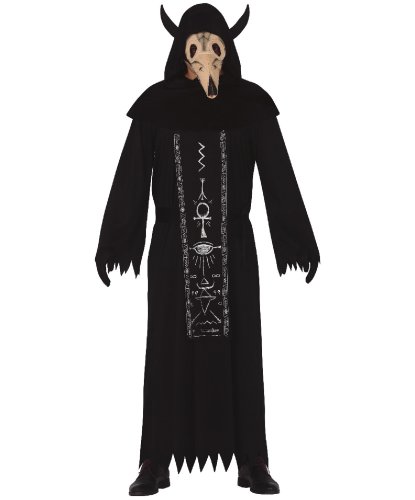 Карнавальный костюм Демон: туника, капюшон, пояс, маска (Испания)