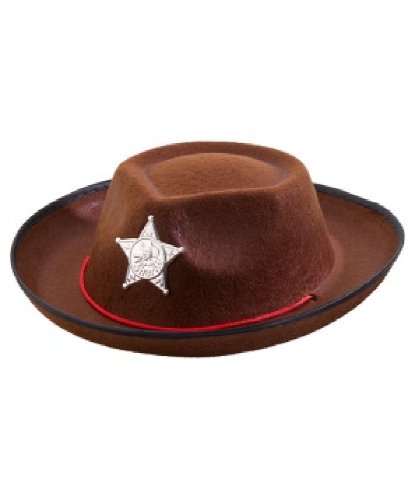 Детская шляпа шерифа, коричневая (Германия)