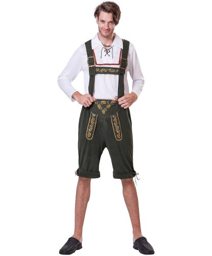 Баварский мужской костюм: шорты, рубашка (Франция)