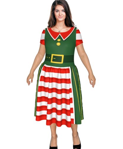 Платье новогодней Эльфийки: платье (Россия)