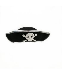 Шляпа пирата с серебряной каймой