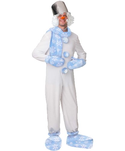 Карнавальный костюм Снеговик в оранжевом ведре