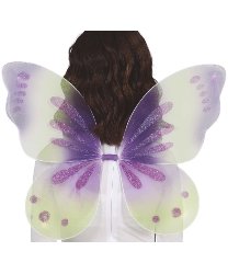 Крылья фиолетово-салатовый