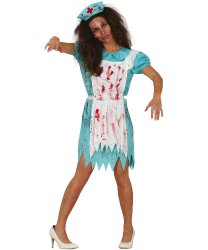 Карнавальный костюм "Зомби-медсестра"