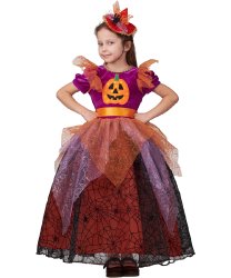 Детский костюм "Ведьмочка-тыква"