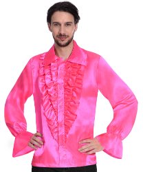 Розовая ретро-рубашка
