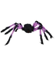 Фиолетово-черный пушистый паук (75 см)