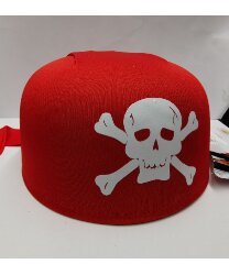 Пиратская бандана-шапка
