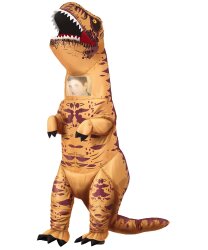 Взрослый надувной костюм "Тираннозавр"