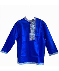 Синяя косоворотка (без пояса)