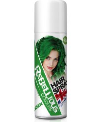 Спрей-краска для волос, зеленая