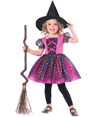 Детский костюм Малышка ведьмочка: платье, шляпа (Германия)