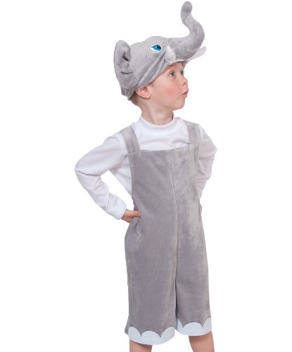 Детский костюм Слоник: полукомбинезон, шапка (Россия)