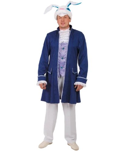 Карнавальный костюм Мартовский Заяц: камзол, брюки, жабо, головной убор (Россия)