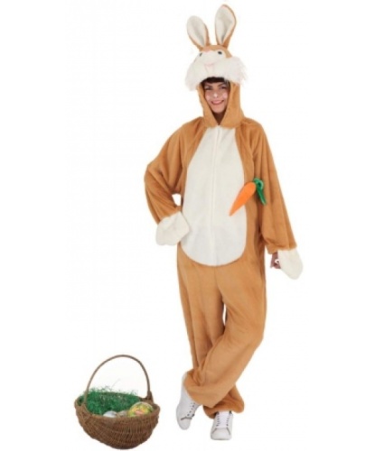 Взрослый костюм Заяц с морковкой : комбинезон (Германия)