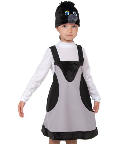 Детский костюм Ворона: сарафан, шапочка (Россия)