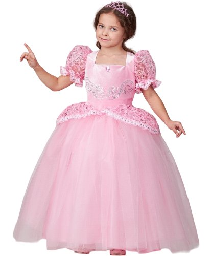 Детский костюм Принцесса в розовом: платье, диадема (Россия)