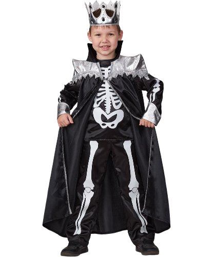 Детский костюм Кащей Бессмертный: штаны, кофта, плащ, корона (Россия)
