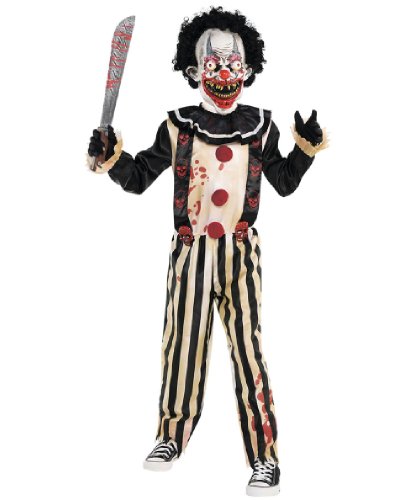 Детский костюм Страшный клоун: комбинезон, маска (Германия)