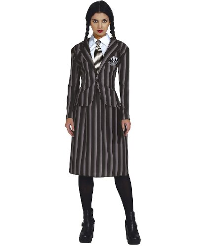 Готический костюм школьницы: пиджак, юбка, манишка с галстуком (Испания)