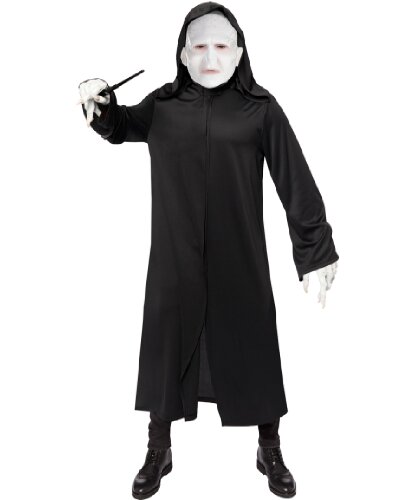 Взрослый костюм Волан-де-Морт: маска, мантия, перчатки (Германия)