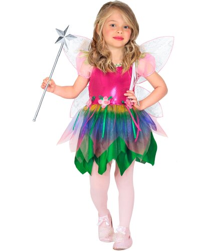 Детский костюм Радужной феи: платье, крылья (Италия)