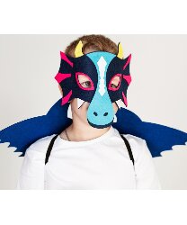 Карнавальный набор дракона (маска, крылья) 