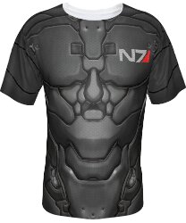 Взрослая футболка "Броня N7" из Mass Effect