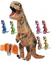Надувной костюм динозавра T-REX