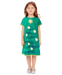 Платье "Зелёная ёлочка"
