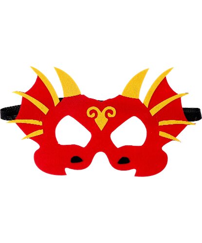 Карнавальная маска «Дракон» , фетр (Китай)