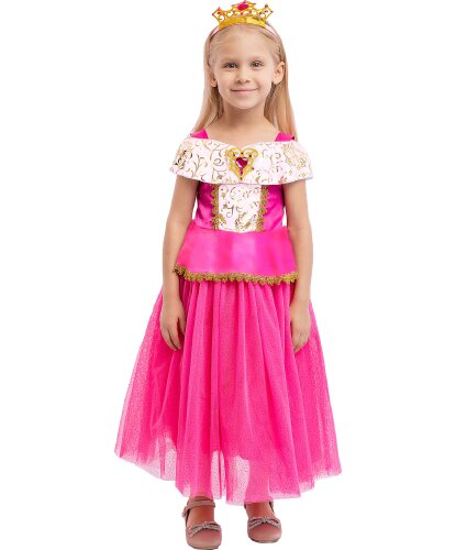 Детский костюм Принцесса Сабрина: Платье, корона (Россия)