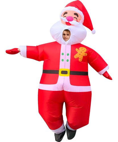 Надувной костюм Весёлый Санта-Клаус: надувной костюм (Китай)