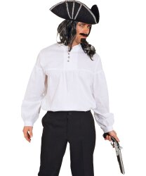 Мужская пиратская рубашка с пуговицами