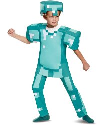 Детский костюм "Стив в алмазной броне" (Майнкрафт)