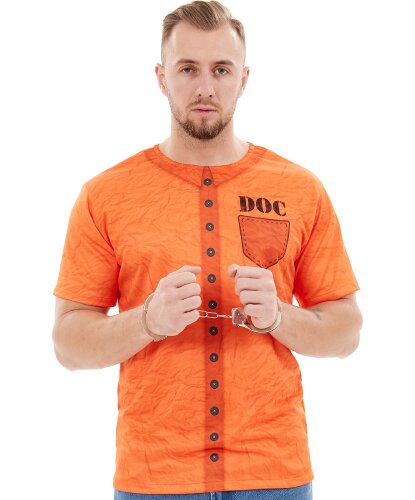 Взрослая футболка заключённого, унисекс c принтом (Россия)