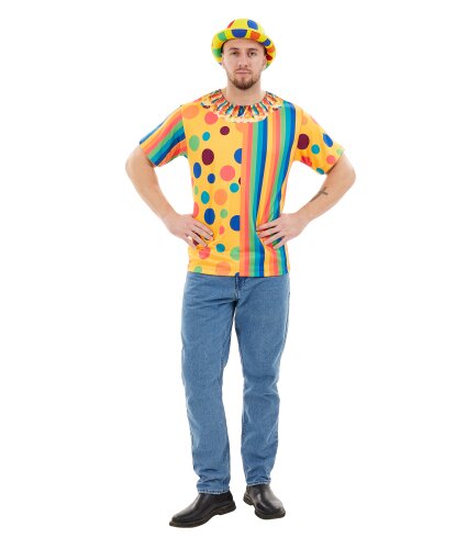 Взрослая футболка клоуна, унисекс c принтом (Россия)