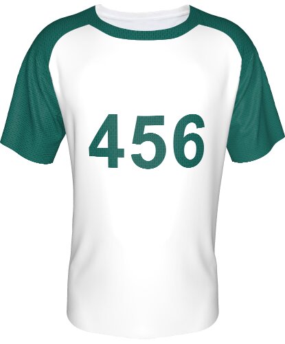 Взрослая футболка Игрок 456, унисекс c принтом (Россия)
