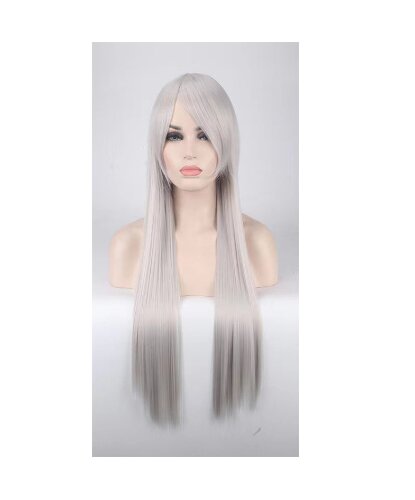 Длинный седой парик: серый (Китай)