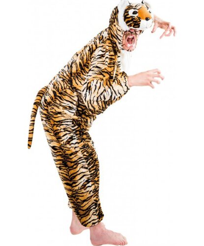 Взрослый костюм Тигр: комбинезон (Франция)
