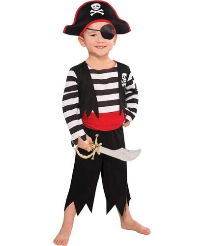 Детский костюм Пиратский матрос: комбинезон, головной убор (Германия)