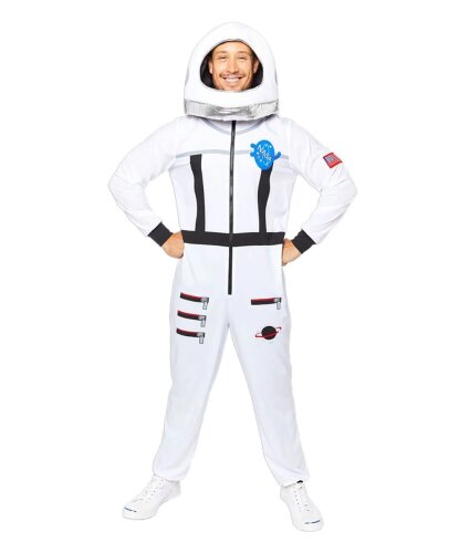 Взрослый костюм Астронавт: комбинезон, шлем (Германия)