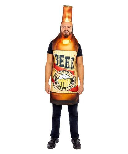 Взрослый костюм Бутылка пива: жилет (Германия)