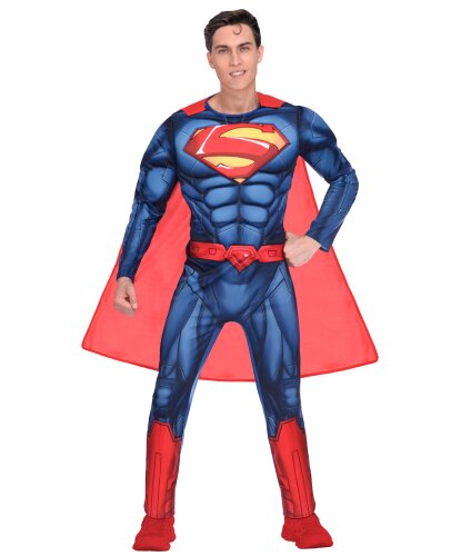 Взрослый костюм Супермэна : комбинезон с накидкой (Германия)